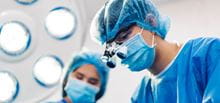 Medical professionals in operating theatre